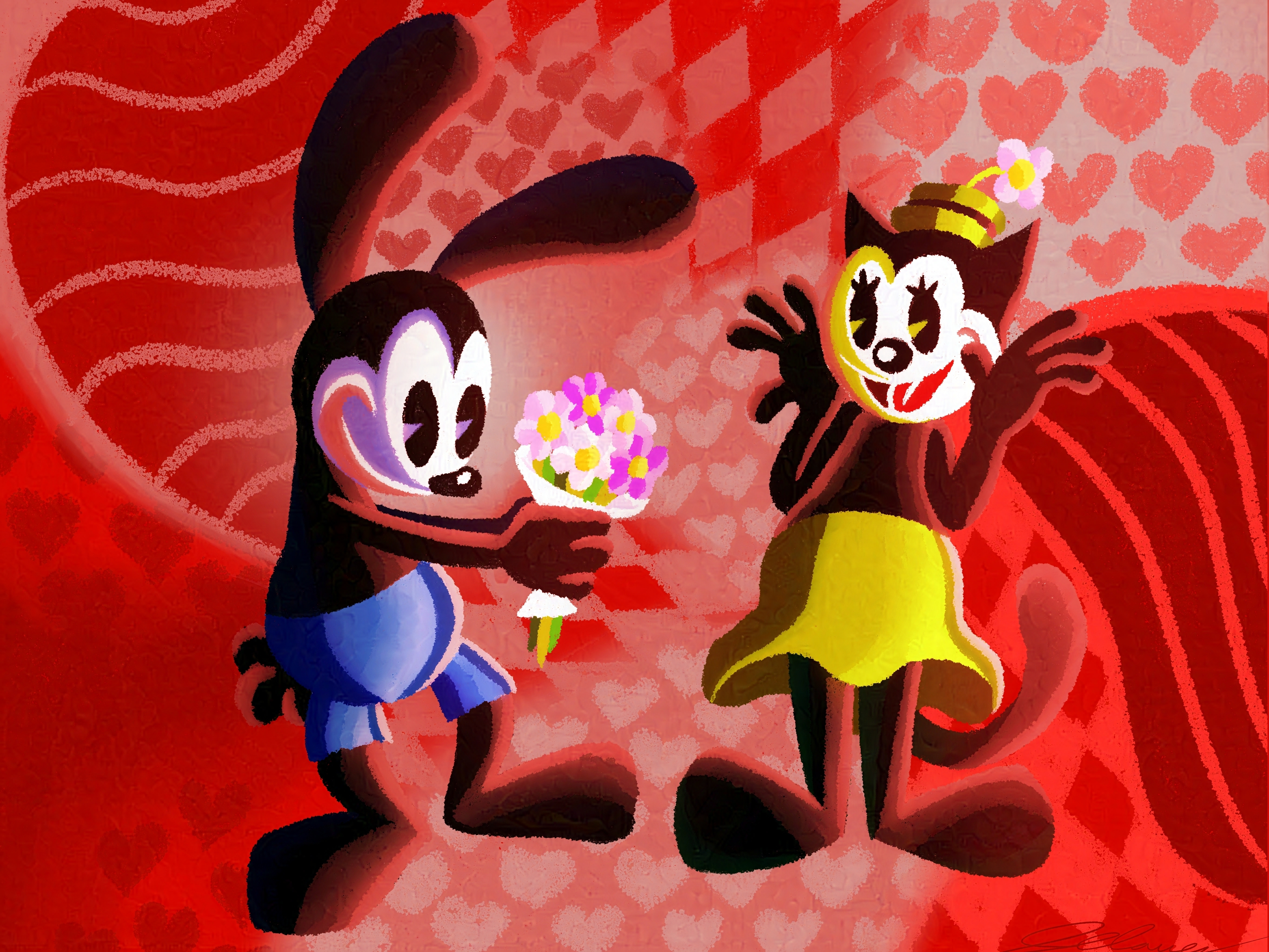 Oswald and Ortensia